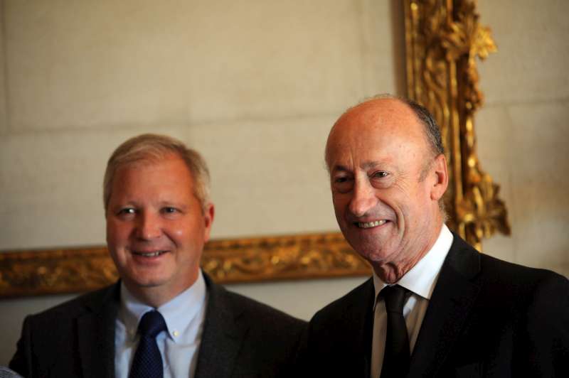 Herve Berland and Philippe Dhalluin at Mouton